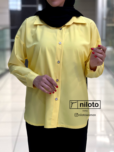 شومیز نخی رنگی